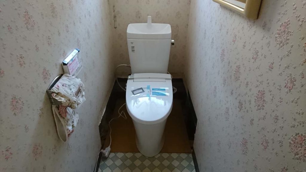 洋式トイレ設置写真